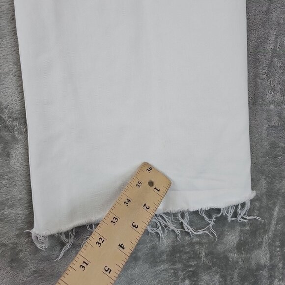 Mother The Roller Fray Jeans Women's 27 Fairest Of Them All High Rise Wide Leg - Picture 11 of 15